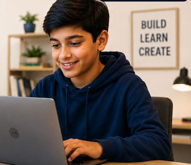 A teenager building with AI